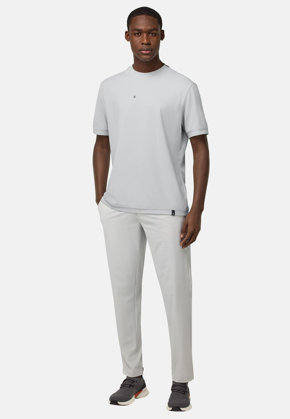 S.Cafè® High-Performance Piqué T-Shirt, Ice, hi-res