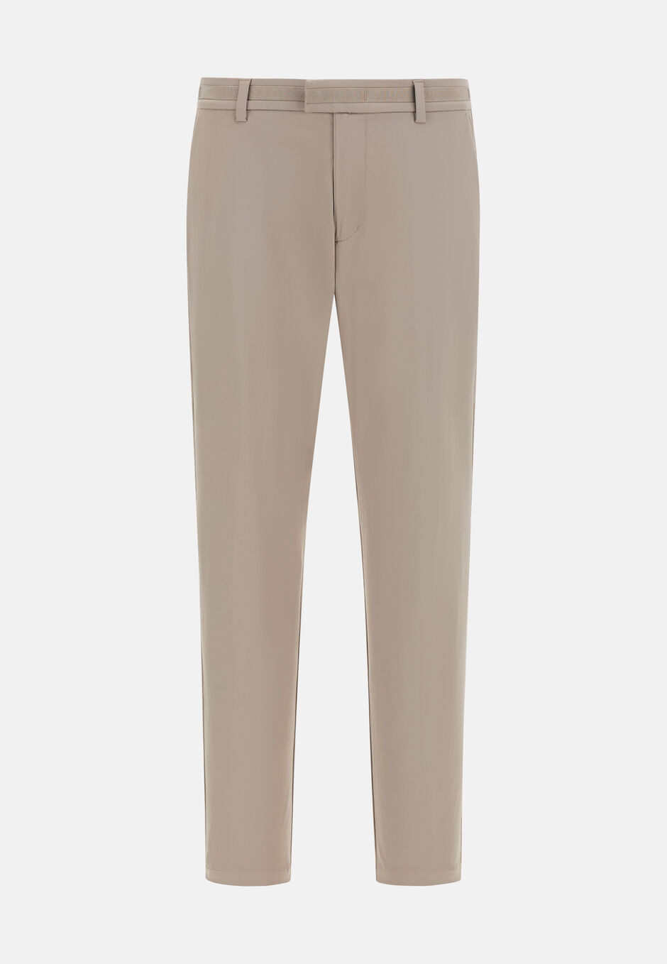 B-Tech Stretch Nylon Trousers, Taupe, hi-res