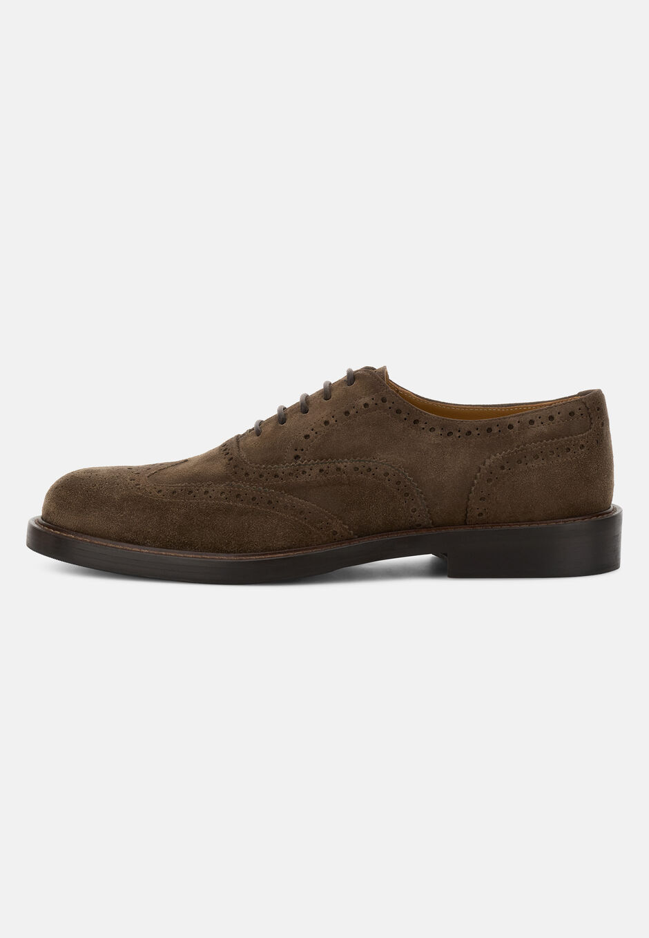 Suede Brogues, Taupe, hi-res