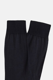 Cotton Socks, Blue, hi-res