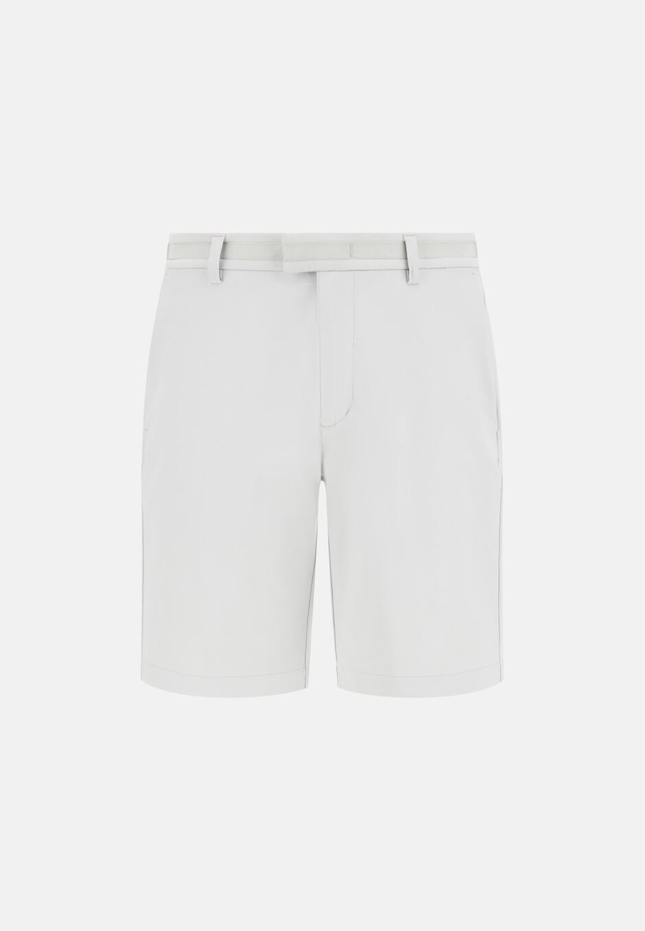B Tech Stretch Nylon Bermuda Shorts, Ice, hi-res