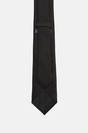 Corbata De Seda, Negro, thumb, 2