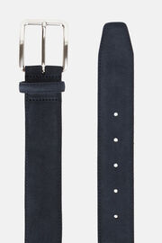 Suede Belt, Navy blue, hi-res
