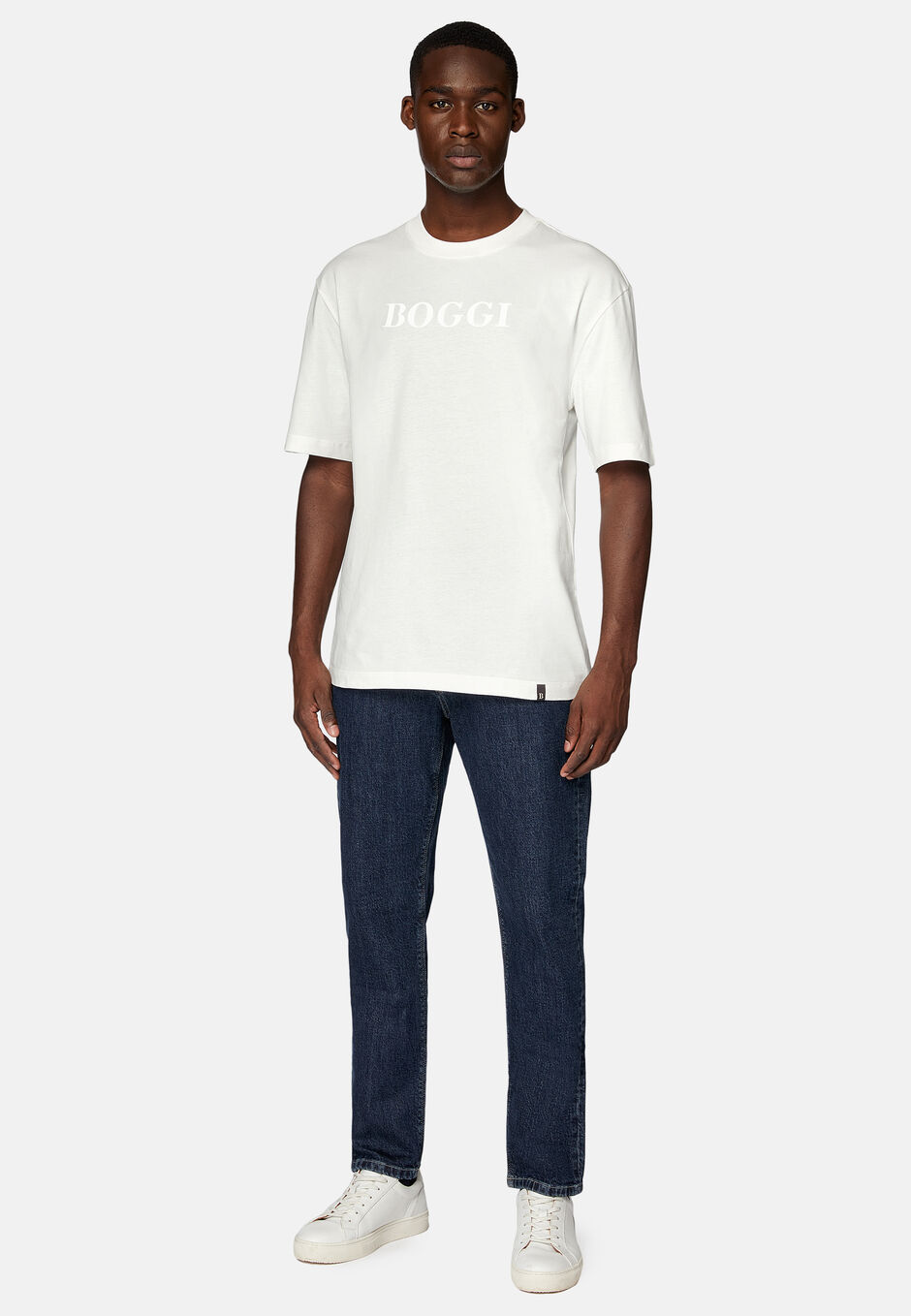 Cotton jersey t-shirt, White, hi-res