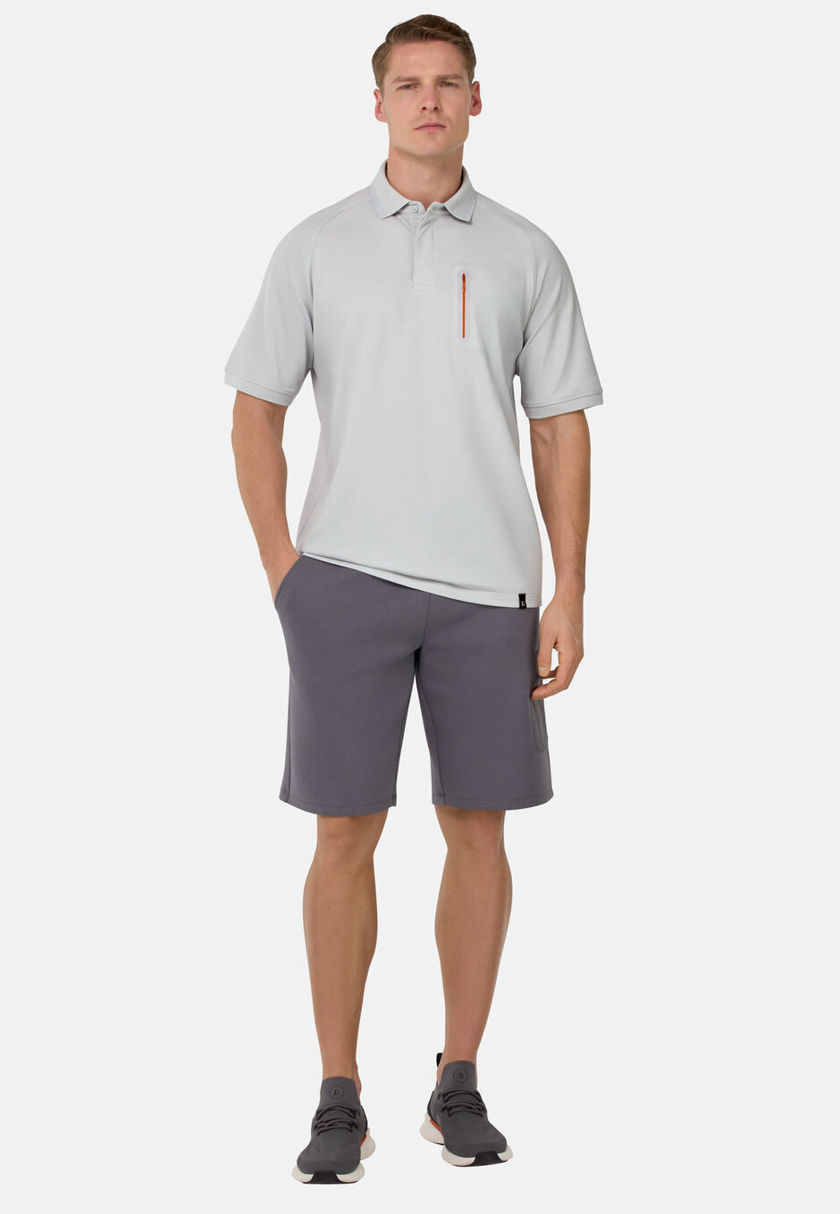 Cool Jade-Fresh Piqué Polo Shirt, Ice, hi-res