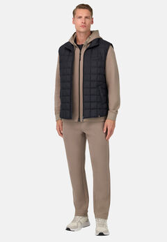 Gilet In Technical Fabric With Goose Down
