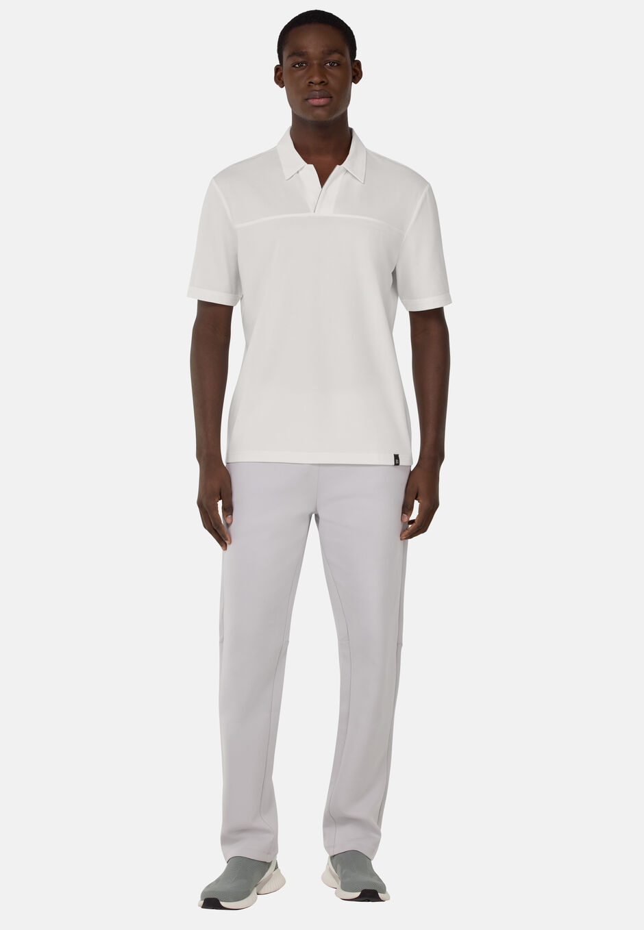 Cool Jade-Fresh Piqué Polo Shirt, White, hi-res