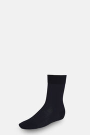 Cotton Socks, Blue, hi-res