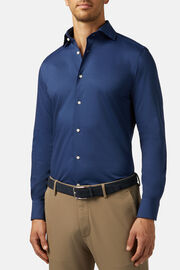 Suede Belt, Navy blue, hi-res